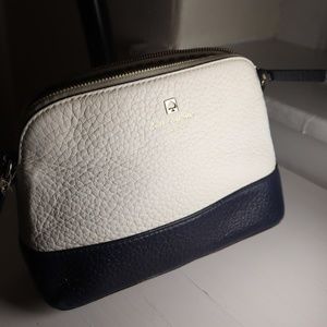 *Kate Spade* Colorblock Crossbody White/Navy